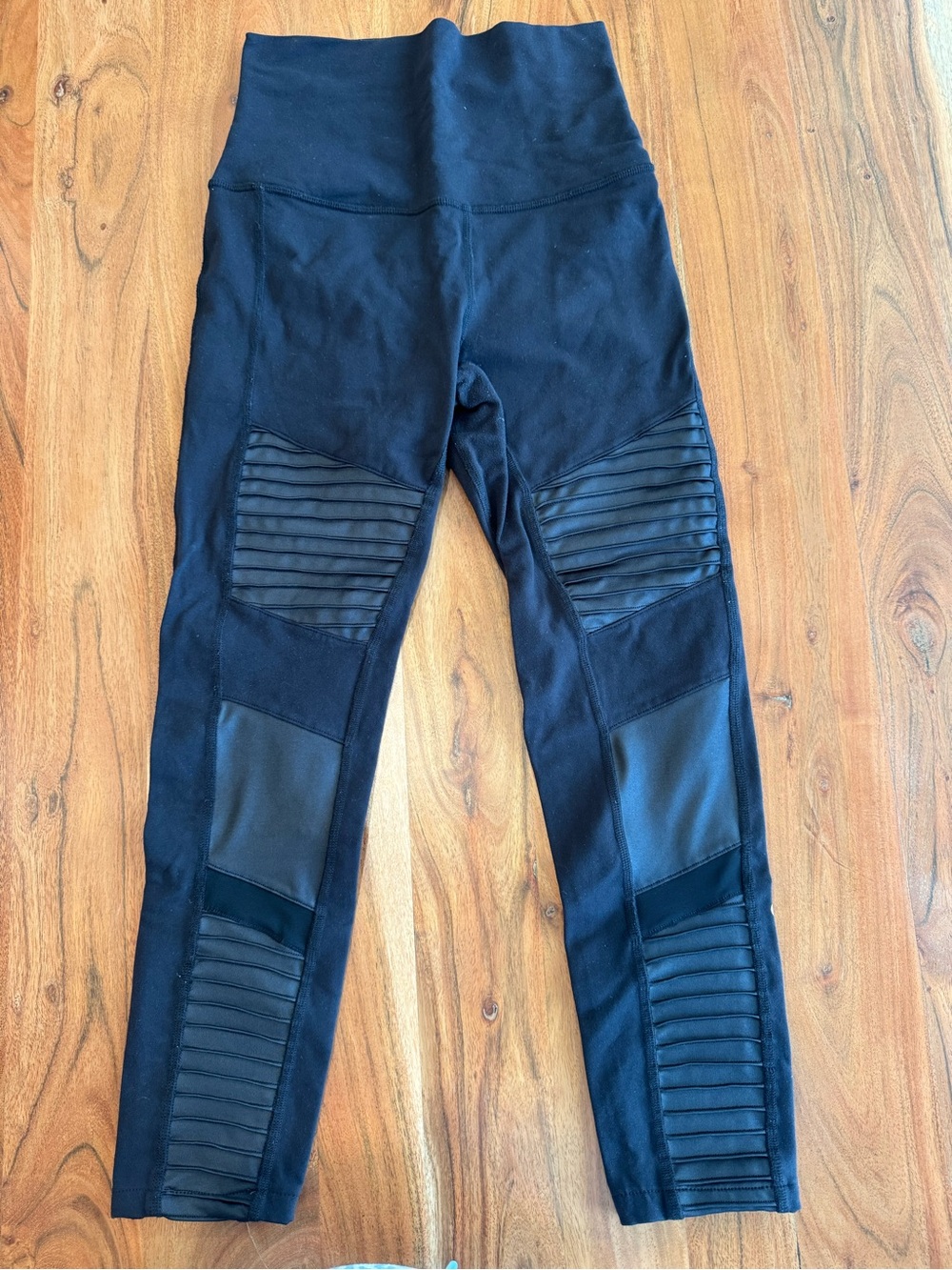 Alo Black Moto Leggings